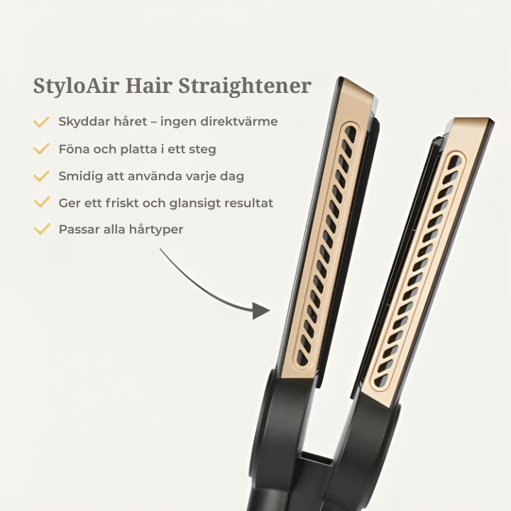 StyloAir™ 2 i 1 - Hair Straightener & Dryer