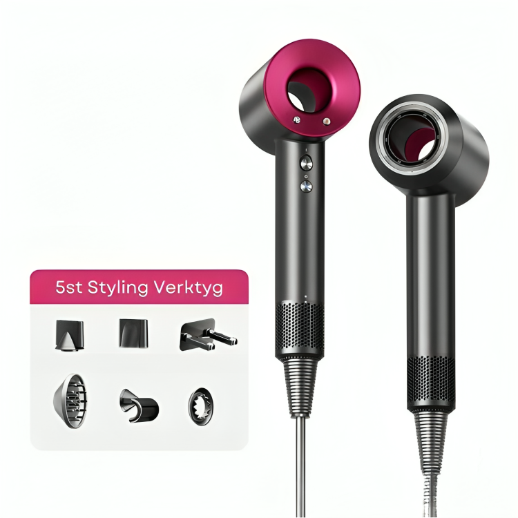 StyloAir™ Supersonic 5-i-1 – Multistyler & Hårfön