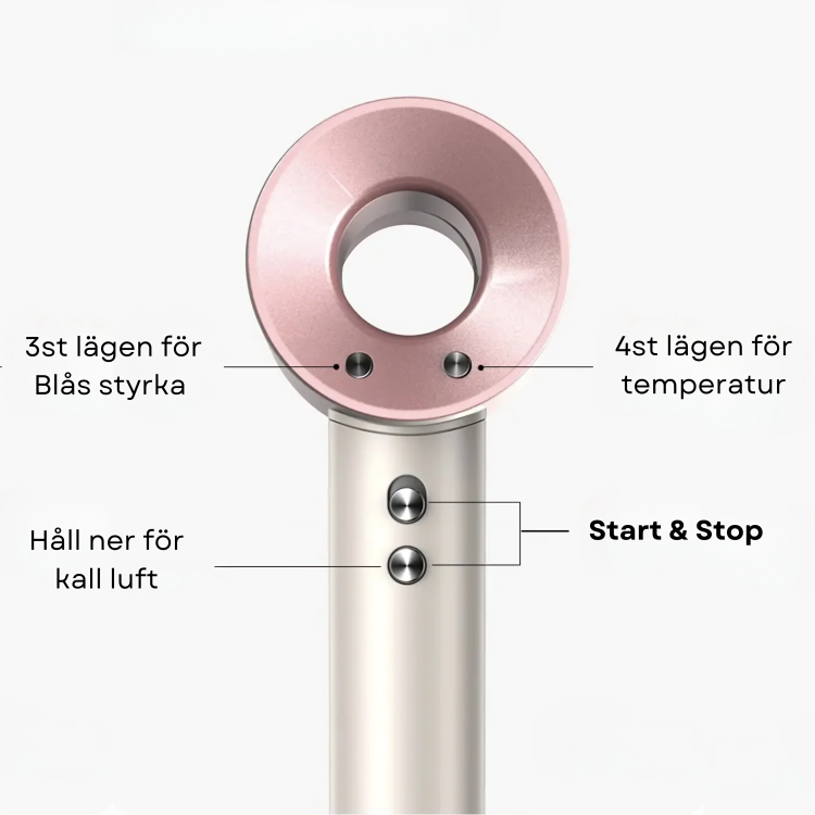 StyloAir™ Supersonic 5-i-1 – Multistyler & Hårfön